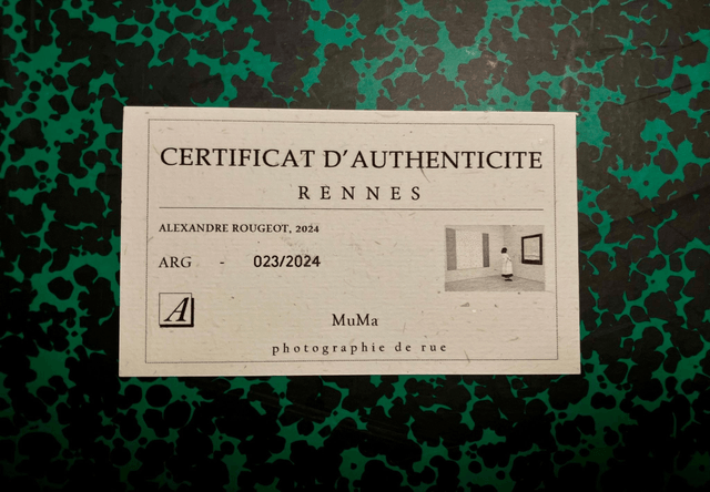 Tirage d'art signé / Le Havre Musée MuMa
